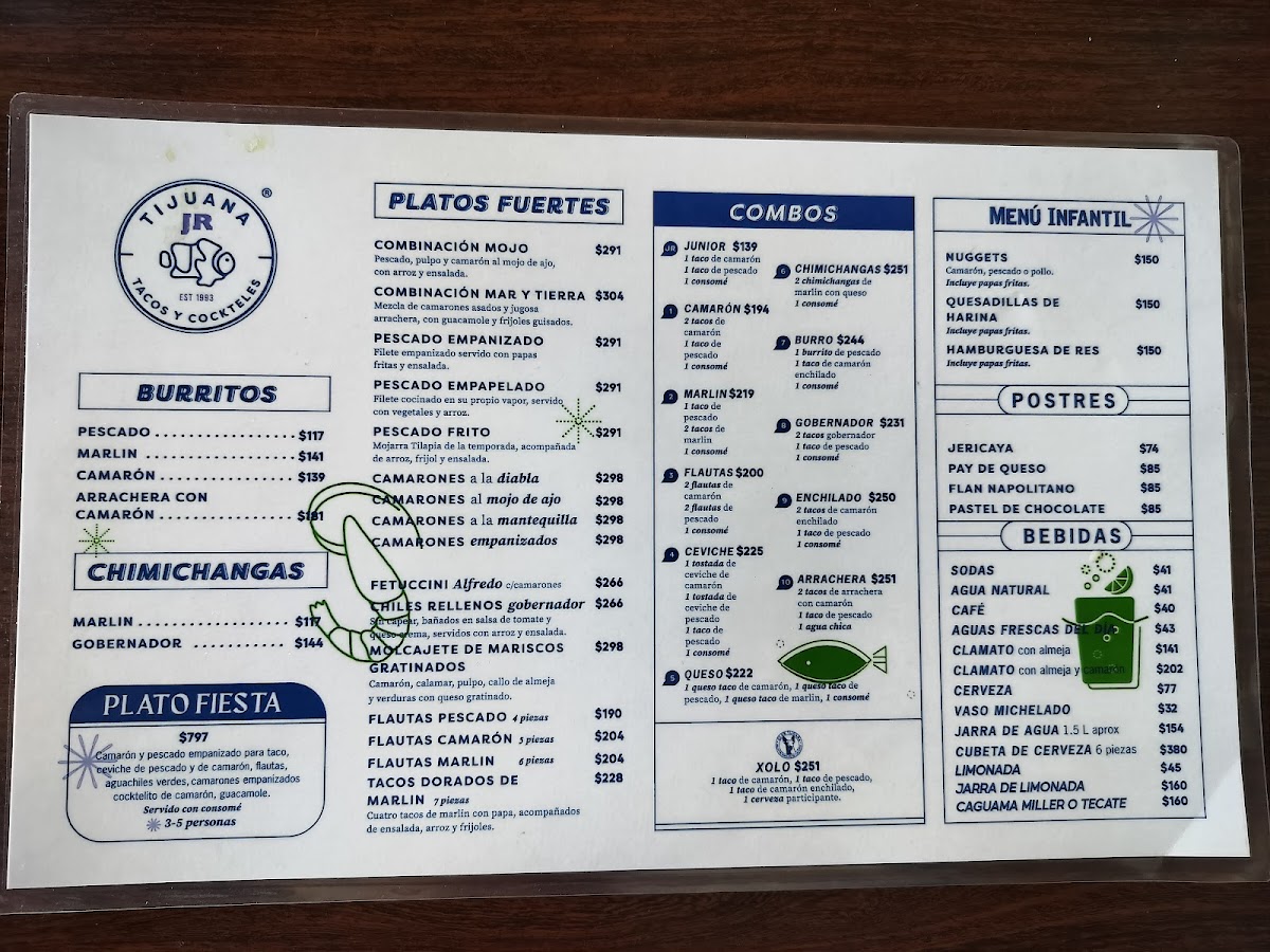 Tijuana Jr Menu - Image 2
